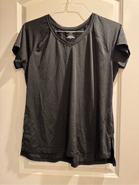 tek gear Black V-Neck Performance Tee